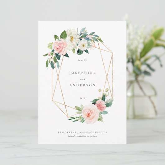 Menü "Geometrisches Schwarz" Menükarte (Stehend Vorderseite)