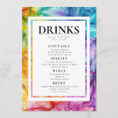 MENU + GETRÄNKE Ätherisches Blut Menükarte (Rückseite)