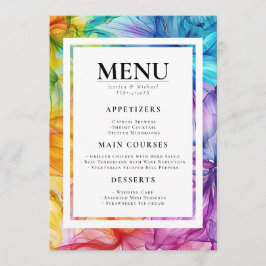 MENU + GETRÄNKE Ätherisches Blut Menükarte