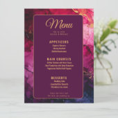 MENU + GETRÄNKE Celestial Elegance Menükarte (Stehend Vorderseite)