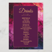 MENU + GETRÄNKE Celestial Elegance Menükarte (Rückseite)