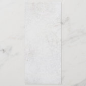 Menü "Gold Foil World Map Hochzeit in Urlaubsort" Menükarte (Rückseite)