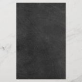 Menü "Gold Scissors Barber Chalkboard Service" (Hinten)