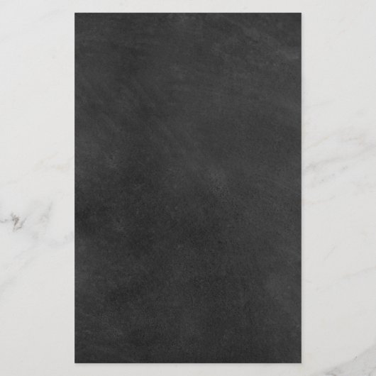 Menü "Gold Scissors Barber Chalkboard Service" (Hinten)