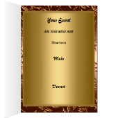 Menü "Gold Table Placement Card" (Innen (Rechts))