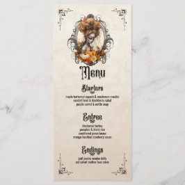 Menü "Goth Erntedank Flat Menu" Menükarte