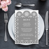 Menü GRAY MEXICAN PAPEL PICADO