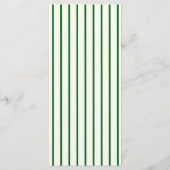 Menü "Green Golf Line Drawing" Menükarte (Rückseite)