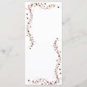 Menü "Handgezeichnete Multifunktionsleisten und Bl Menükarte (Rückseite)