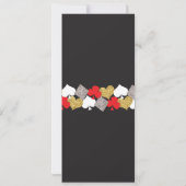 Menü Hochzeitsempfehlung Las Vegas Casino Karte (Rückseite)