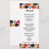 Menü Hochzeitsempfehlung Las Vegas Casino Karte (Vorne/Hinten)