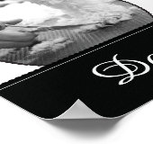 Menü "Hunde wachsen" - Wellness-Center personaliza Poster (Ecke)