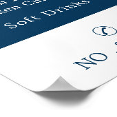 Menü im Restaurant "Fish & Chip" Poster (Ecke)