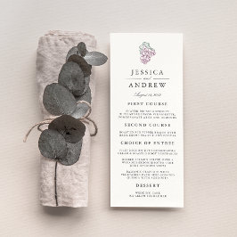 Menü-Karte des Weinlandes Menükarte