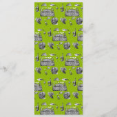 Menü-Karte für Toile & Kalligrafie Menükarte (Rückseite)