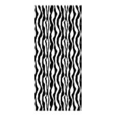 Menü-Karte für Zebra Print und Kuchen Werbekarte (Hinten)