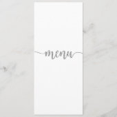 Menü Karte, Hochzeitsmenü, Abendessen, Mittagessen Menükarte (Rückseite)