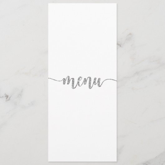 Menü Karte, Hochzeitsmenü, Abendessen, Mittagessen Menükarte (Rückseite)