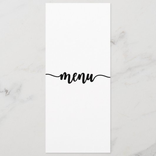 Menü Karte, Hochzeitsmenü, Abendessen, Mittagessen Menükarte (Rückseite)