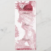 Menü-Karte Joyeux Weihnachten-(Rouge) Menükarte (Rückseite)