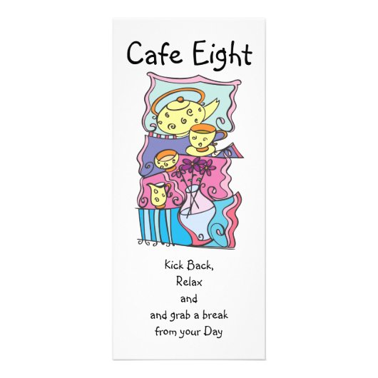 Menü-Karte Werbekarte (Vorne)