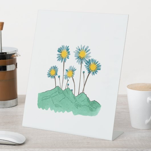 Menü Kasachstan Sockelschild (In Situ)