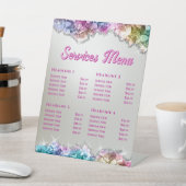 Menü "Kristalldienste" Sockelschild (In SItu)