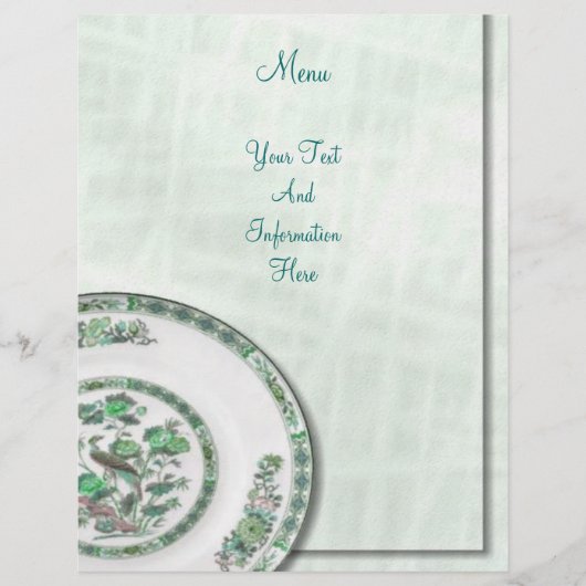 Menü Letterhead (Vorderseite)