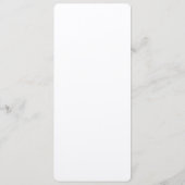 Menü "Line Zeichn Dinner Party" Menükarte (Rückseite)