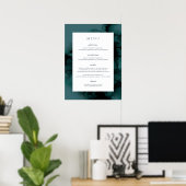 Menü "Lush Ink Buffet" Poster (Heimbüro)