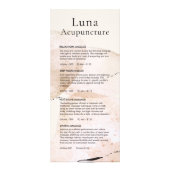 Menü "Massage Akupunktur Wellness-Center Price Lis (Vorne)