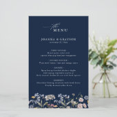 Menü "Meadow Wedding" der Wildblume "Navy Spring" (Stehend Vorderseite)