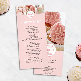 Menü "Menü" der Bäckerpreisliste Benutzerdefiniert