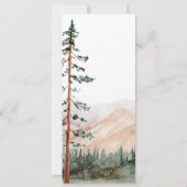 Menü "Mountain View" Einladung (Rückseite)