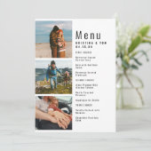 Menü "Multi Foto" Menükarte (Stehend Vorderseite)