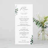 Menü "Natürliche botanische Pflanzen" Menükarte (Stehend Vorderseite)