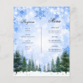 Menü "Navy Winter Christmas Invest Program" (Hinten)