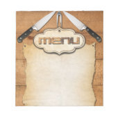 Menù Notizblock (Vorderseite)