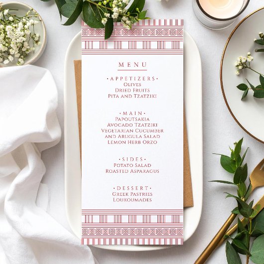 Menü "Party" mit dem Goddess-Party Menükarte