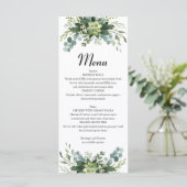 Menú Plano de vegetación Menükarte (Stehend Vorderseite)