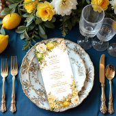 Menú plano menükarte