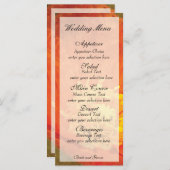 Menü "Poppen" Menükarte (Vorne/Hinten)