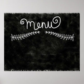 Menu Poster