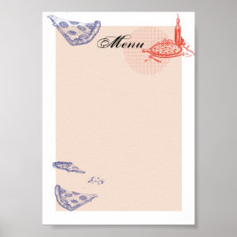 Menü Poster