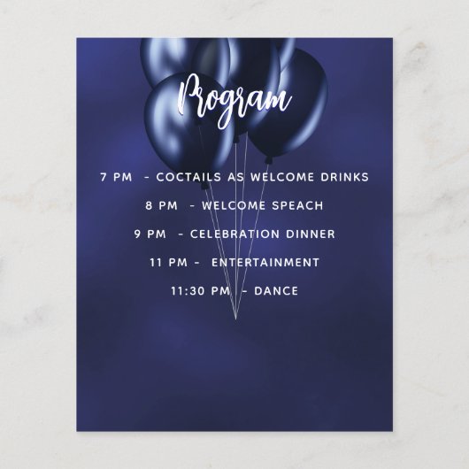 Menü Programm Marinebrüller (Rückseite)