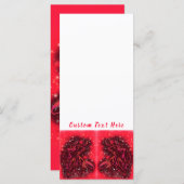 Menu Red Bull Running at Starry Night Menükarte (Vorne/Hinten)