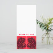 Menu Red Bull Running at Starry Night Menükarte (Stehend Vorderseite)