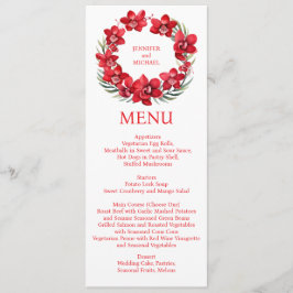 Menü "Red Orchids" Menükarte