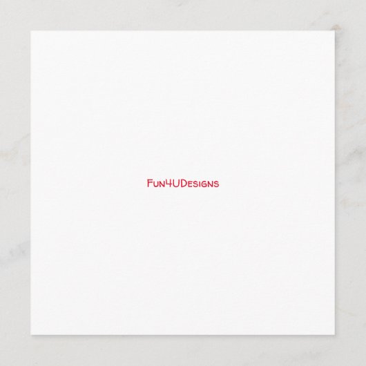 Menü Red Steer Chalkboard Menükarte (Rückseite)