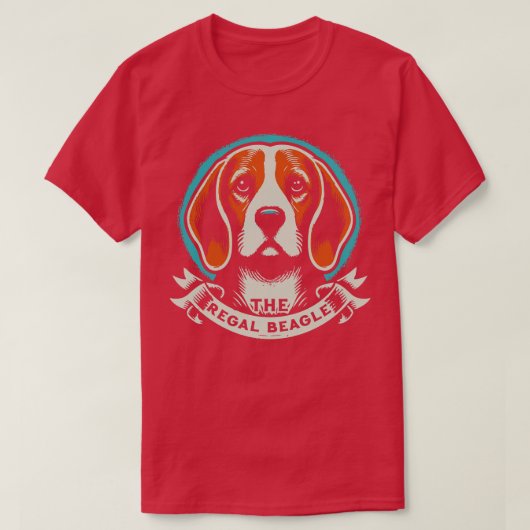 Menü "Regal Beagle" 1977 1 T-Shirt (Design vorne)